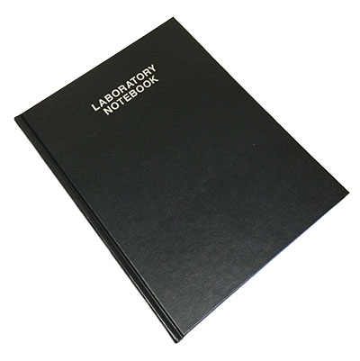 Oversized laboratory notebook